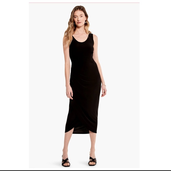 NWT NIC + ZOE HIGH TWIST RUCHED DRESS - Picture 4 of 13